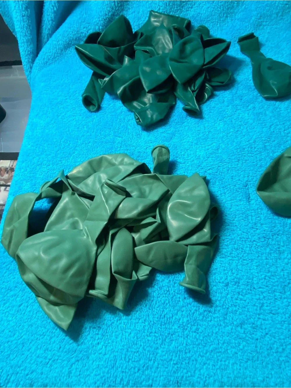 Party Balloon Assortment - Green, Light Green, Gold and Animal print